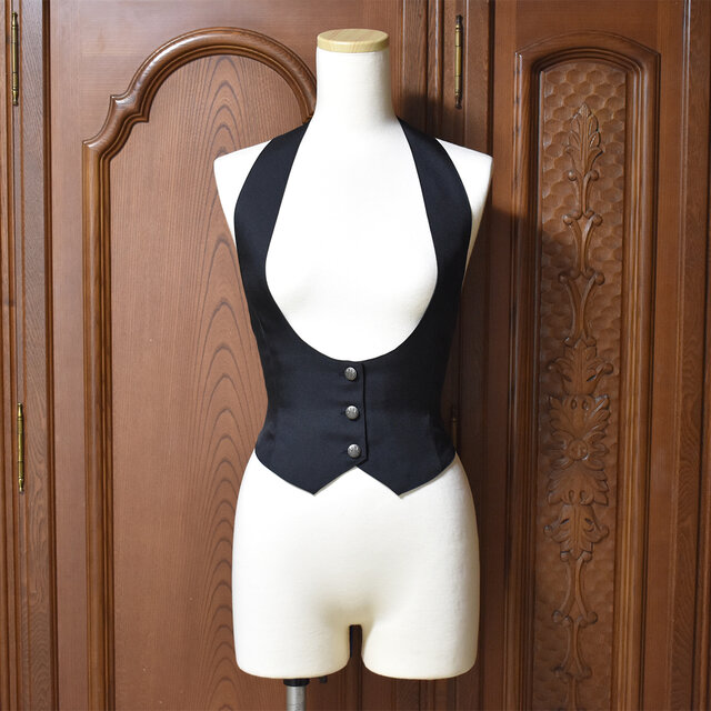 【H様オーダー】レースアップショートカマーベスト