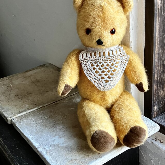 ❤️ペディグリー❤️にっこりアンティークベア　テディベア　ビンテージベア　イギリス ❤️ペディグリー❤️にっこりアンティークベア テディベア