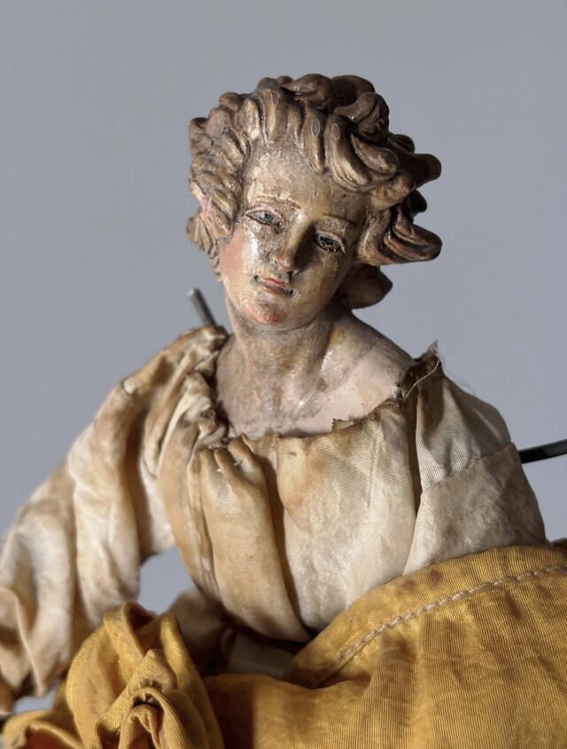 サントン人形 サントス 天使 アンティーク 0501707 | iichi 日々の