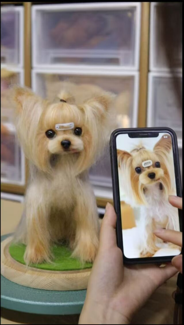 【オーダーメイド ペット】 愛犬 羊毛フェルト  亡くなったペット ぬいぐるみ 犬 オーストラリアン・テリア うちの子、ペット