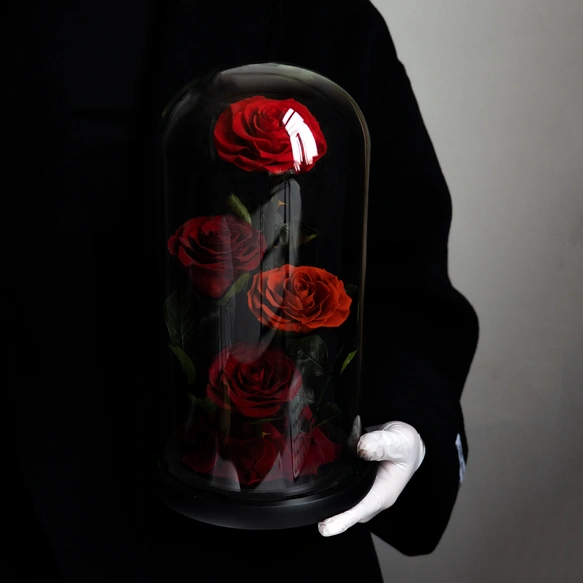 プリザーブド、フラワー、アレンジメント、フランス メイラード風、ドライフラワー、薔薇 ローズ、結婚祝い 記念日、誕生日