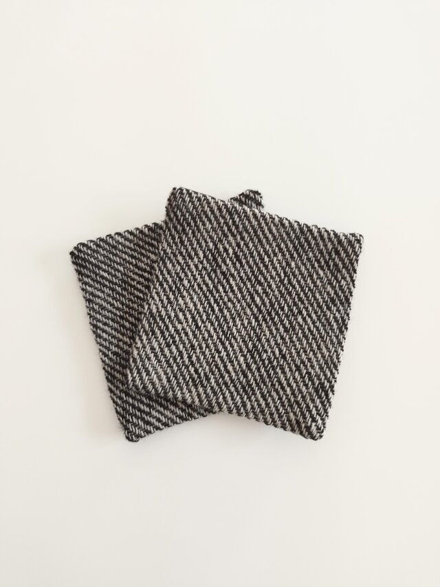 ツイル柄コースター