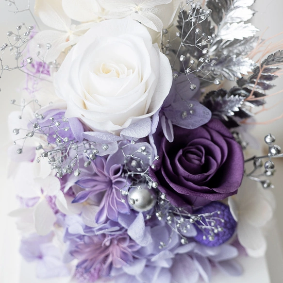 プリザーブドフラワー アレンジメント この瞬間 ドライフラワー 薔薇