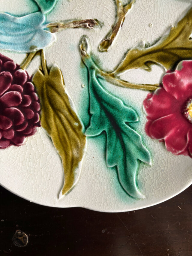 Orchies オルシ サンタマン バルボティーヌ 平皿 φ22cm フランス