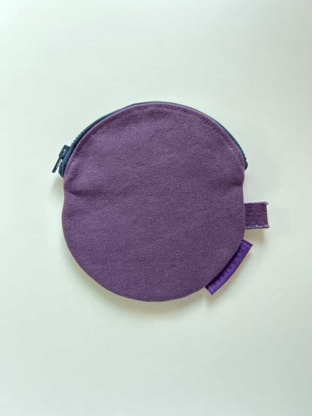 まるポーチ/パープル