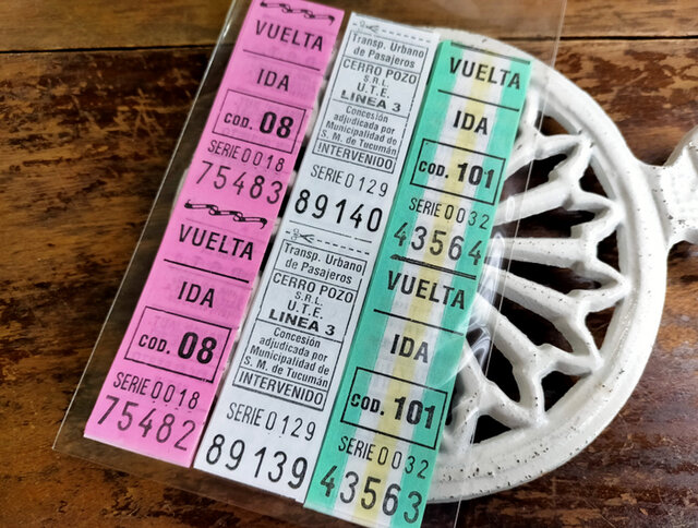 30枚【Z】アルゼンチンVintageバスチケット DA-BTA085 | iichi 日々の