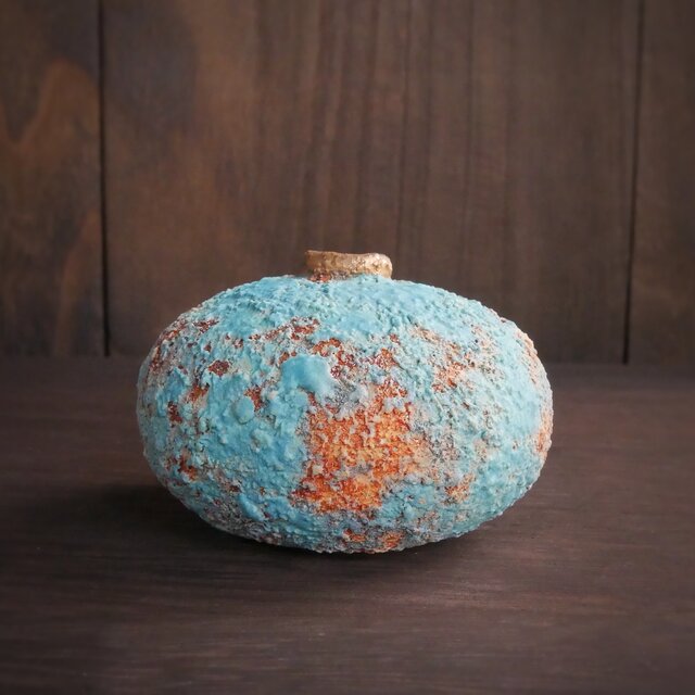弥生小壺 no.20 wild turquoise | iichi 日々の暮らしを心地よくする