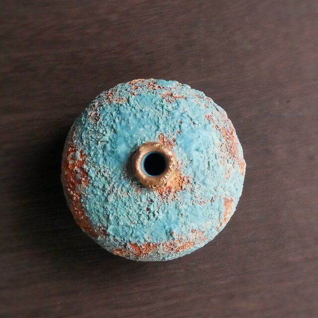 弥生小壺 no.20 wild turquoise | iichi 日々の暮らしを心地よくする