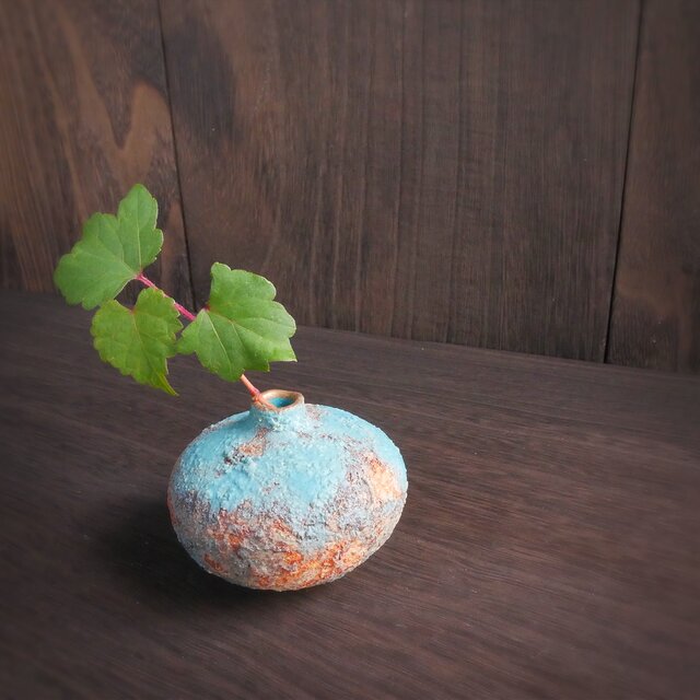 弥生小壺 no.21 wild turquoise | iichi 日々の暮らしを心地よくする