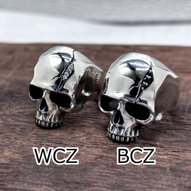 スカルリング/シルバー925 つけっぱなし/シルバーアクセサリー/30号