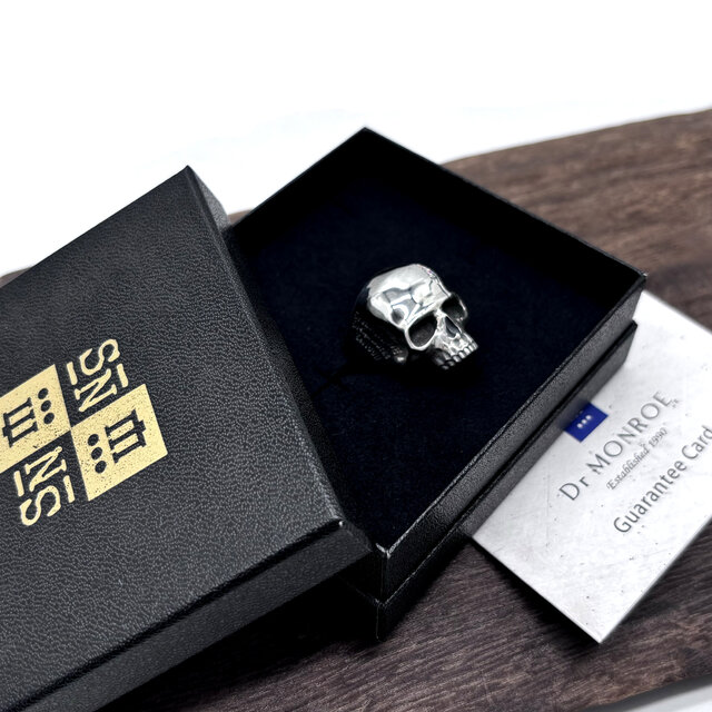 スカルリング/シルバー925 つけっぱなし/シルバーアクセサリー/30号