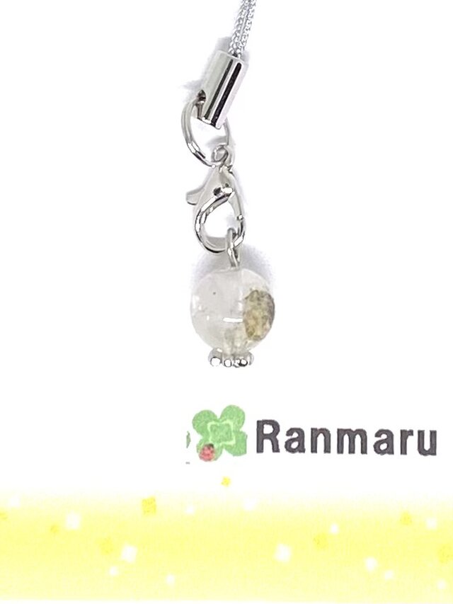 エレスチャルクォーツ/パワーストーン/天然石/骸骨水晶/1粒/神秘/ストラップ/キーホルダー⭐️