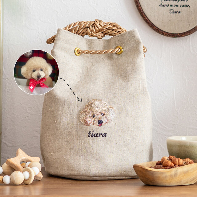 うちの子 犬刺繍 猫刺繍｜虹の橋メモリアル 骨壺袋 骨壺バッグ 骨壺
