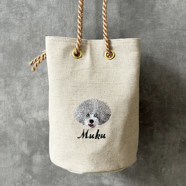 うちの子 犬刺繍 猫刺繍｜虹の橋メモリアル 骨壺袋 骨壺バッグ 骨壺