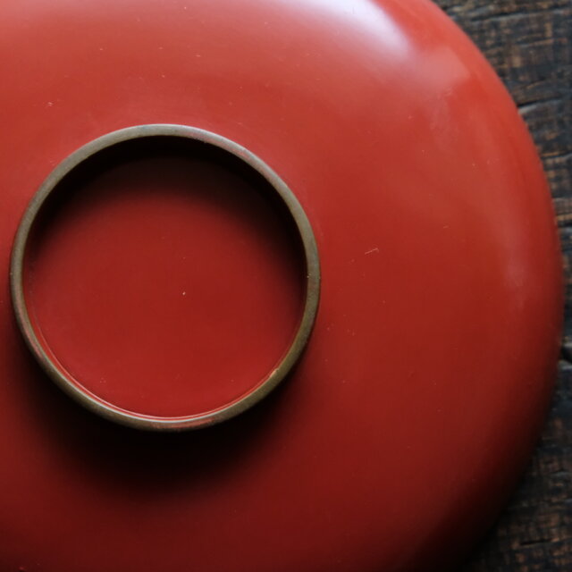 鶴と亀◇味のあるお品物。古輪島塗 漆芸蒔絵盃 中皿 漆器 古道具 骨董