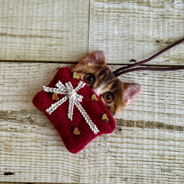 SALE！大人かわいい☆猫ちゃんとプレゼントのクリスマスオーナメント④
