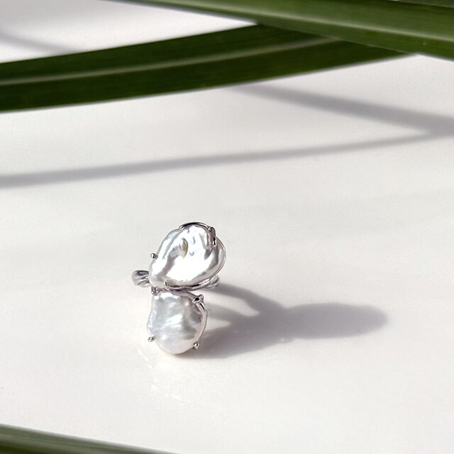 【 Petal Ear cuff 】 ペタルイヤーカフ d