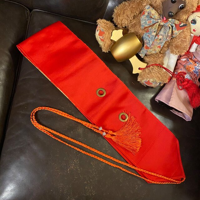 名古屋帯 リメイク サッシュベルト 飾り帯 和洋折衷 ハンドメイド レトロ 古着 L〜LL対応 とろけるピンクに、心までほどけて。 ROB-105 名古屋帯 リメイク サッシュベルト 飾り帯 和洋折衷 L〜LL対応 ピンク