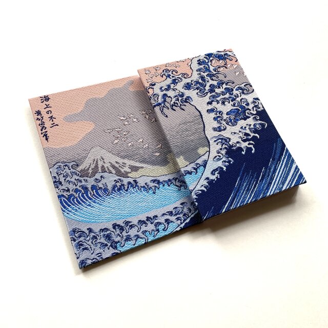 参考展示品】『海上の不二〜富嶽百景』 葛飾北斎御朱印帳 美術名画