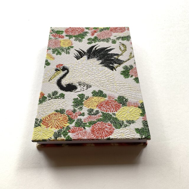 菊に鶴』 窪俊満 美術名画御朱印帳 B6大判 菊 鶴 高貴 格式 長寿 幸福