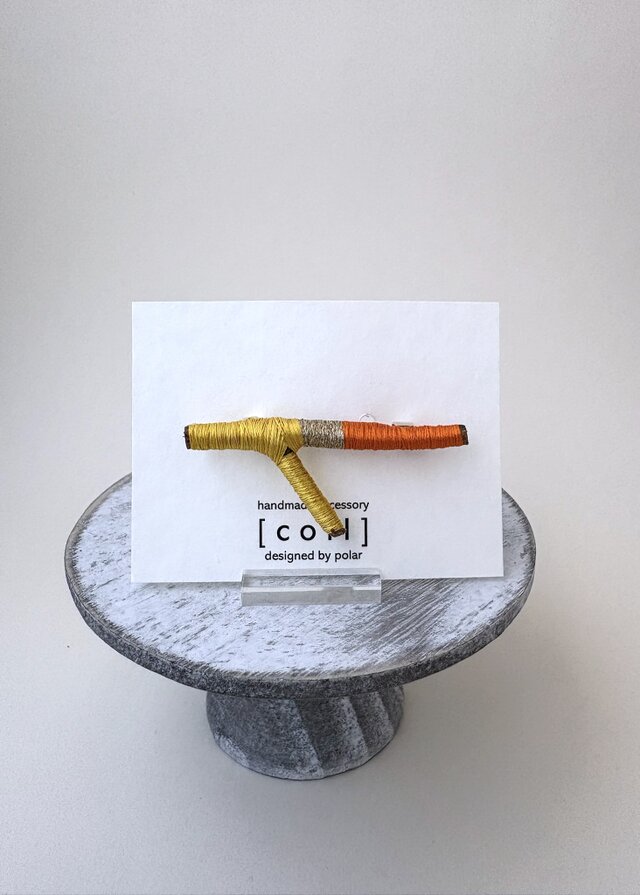 [coil] brooch-L