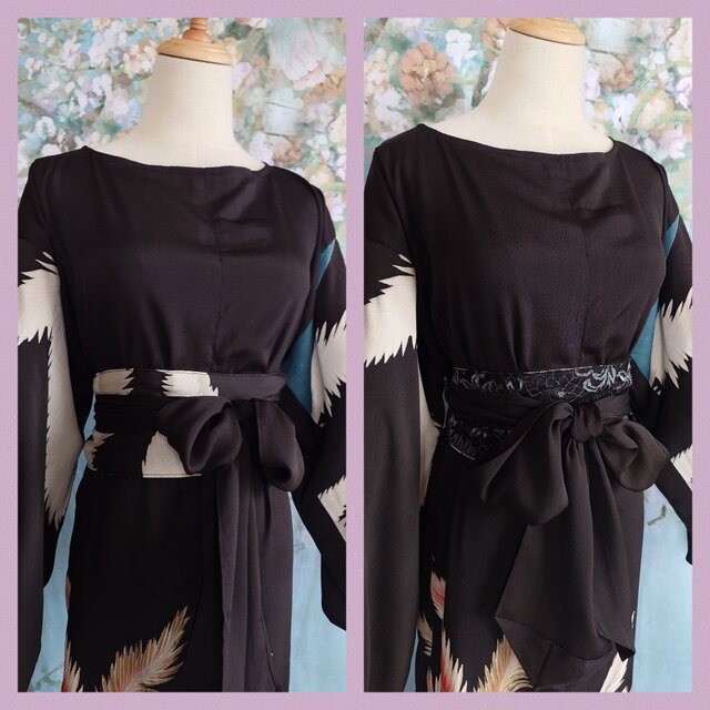 3119 着物　留袖　リメイク　ドレス　ワンピース 05e601cc27414b8198b47bed37403e