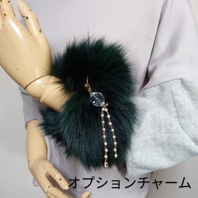 フォックスファー ブレスレット 大振りチャーム付き | iichi 日々の 