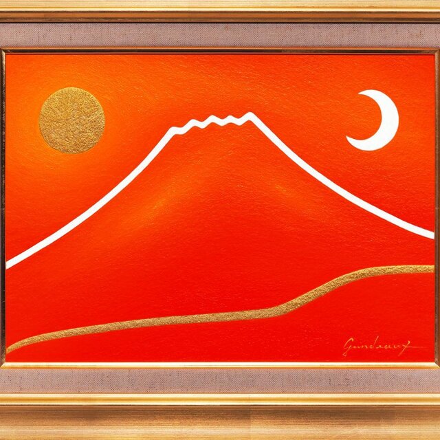 赤富士　額装　工芸画 絵画 赤富士 額」の人気商品一覧 | 安い商品を通販サイトから