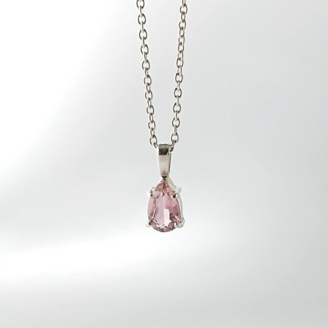 SILVER925 ピンクトルマリンのネックレス | iichi 日々の暮らし
