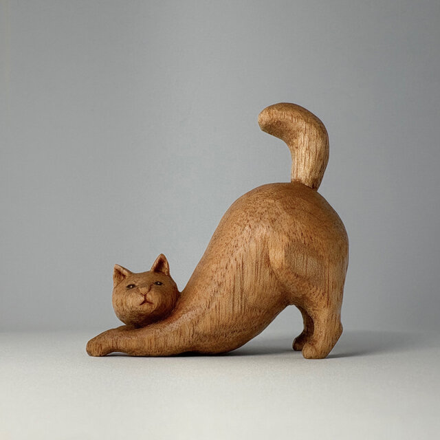 木彫り猫#005　もっとニャー