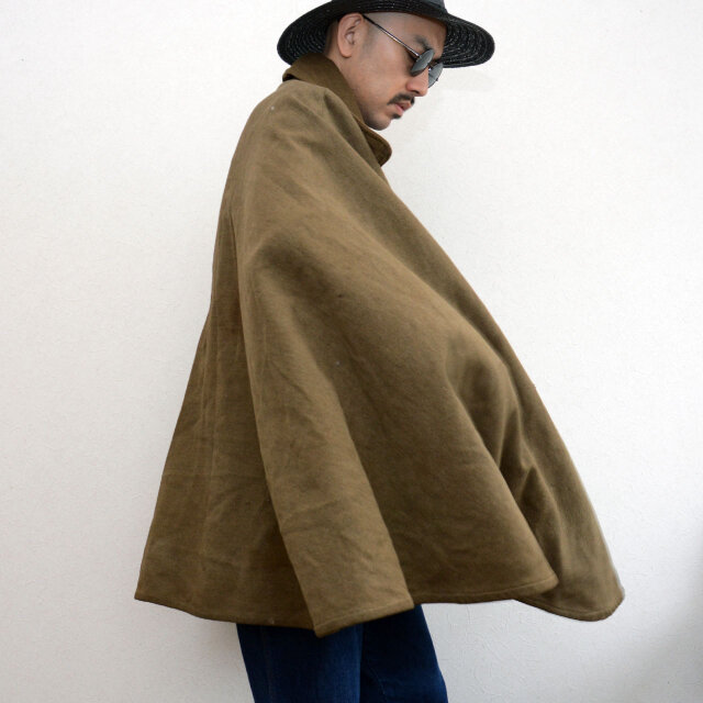 旧日本陸軍 下士官用ウールマント ジャパンヴィンテージ 1940年代