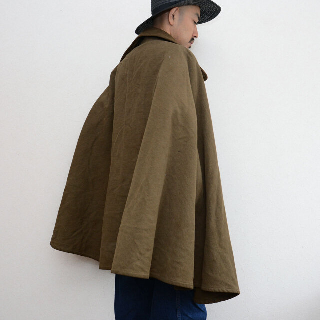 日本陸軍下士官用マント（実物) 旧日本陸軍 下士官用ウールマント ジャパンヴィンテージ 1940年代