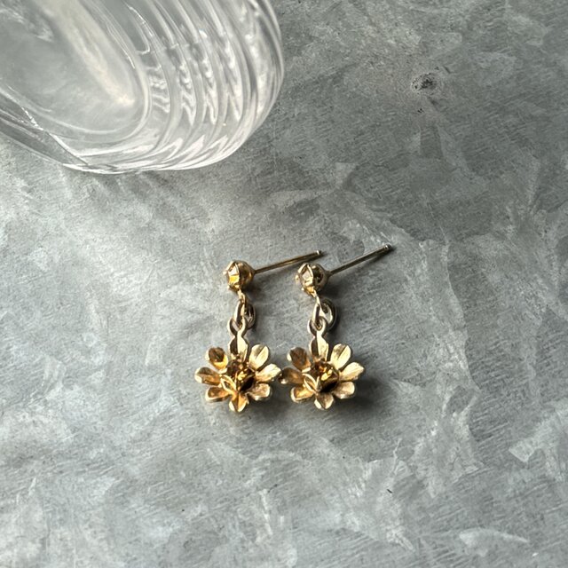 18k GOLD Overly ブローチUSAヴィンテージ 18k GOLD Overly ブローチUSAヴィンテージ