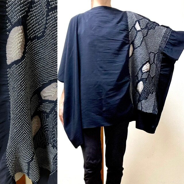 兵児帯　フリーチュニック　正絹