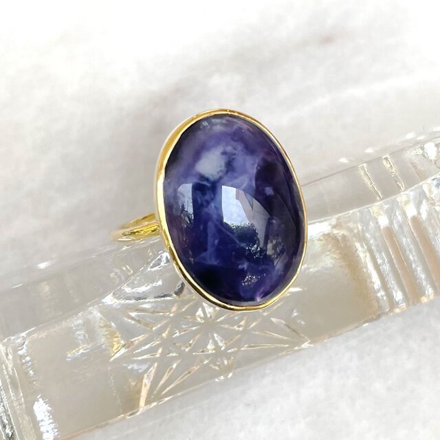 SVR-145 【CERCA50%OFF】パープルオパールリング 11号 SV925