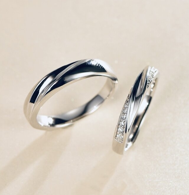 ✨新作✨ペアリング【セット】 結婚指輪 S 925 シルバー 受注