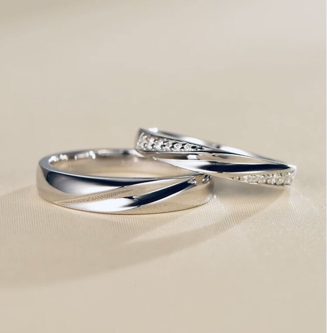 ✨Ring✨ペアリング【セット】 結婚指輪 S 925 シルバー 受注製作