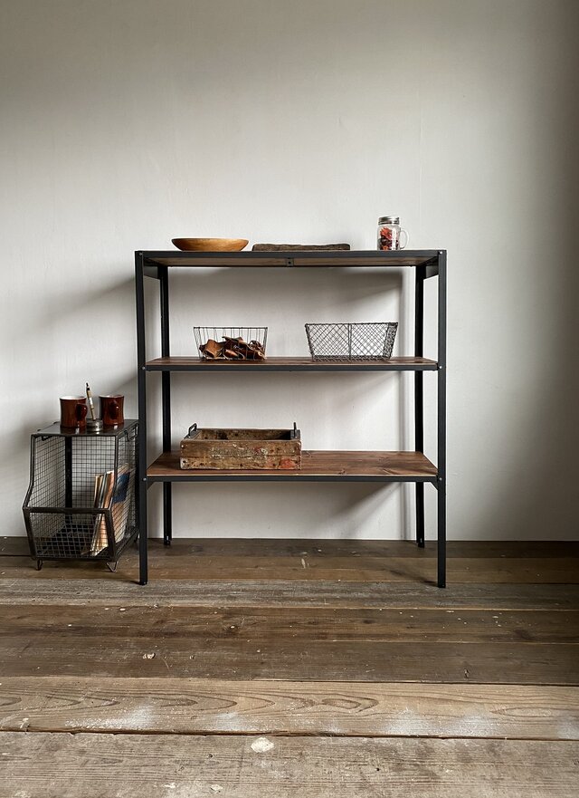数量限定 IS100 アイアン シェルフ 棚 ディスプレイ キッチン 収納