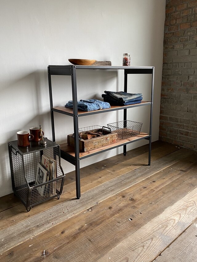 数量限定 IS100 アイアン シェルフ 棚 ディスプレイ キッチン 収納