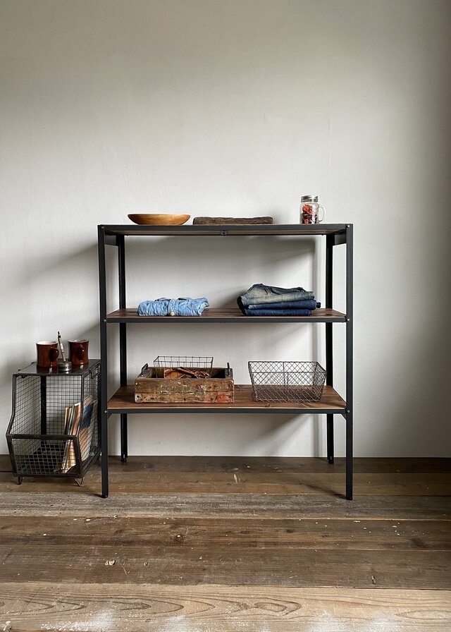 数量限定 IS100 アイアン シェルフ 棚 ディスプレイ キッチン 収納