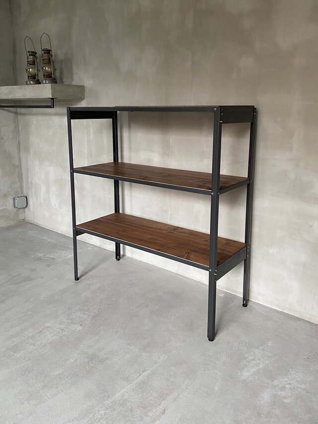 数量限定 IS100 アイアン シェルフ 棚 ディスプレイ キッチン 収納