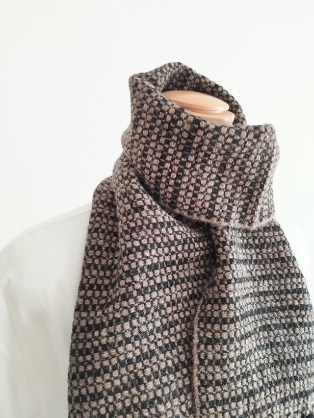 アナベル柄ミニマフラー