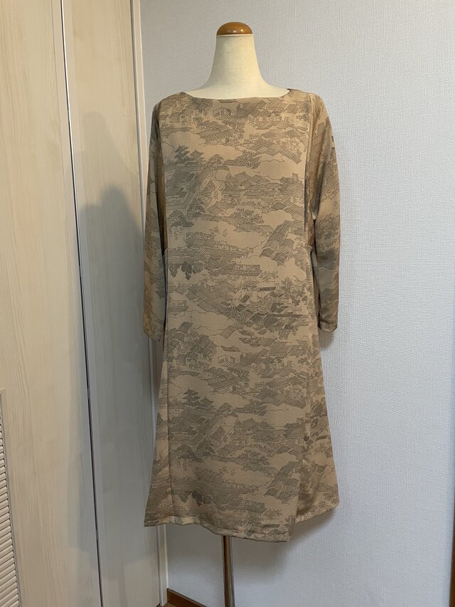 着物地ワンピース