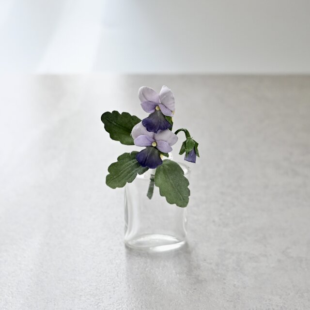 ☆パープル系の布花セット・フランスアンティーク☆ ☆パープル系の布花セット・フランスアンティーク☆ フランス