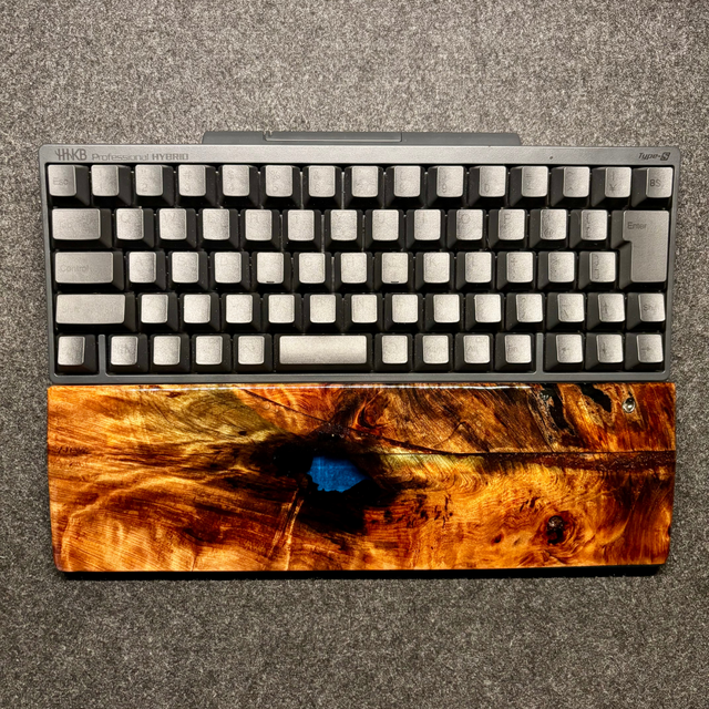 HHKB キーボード アームレスト パームレスト リストレスト 木製 天然木 HHKB REALFORCE 60％ キーボード アームレスト パームレスト