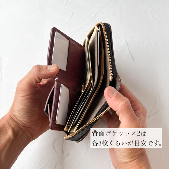 ポーター　折り財布　ダブルウォレット　ラウンドファスナー　本革　バイカラー　美品 改良版】ソフトシュリンクレザー バイカラー ラウンドファスナー 長