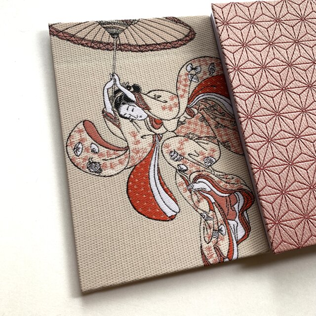 清水舞台より飛ぶ美人』 鈴木春信御朱印帳 美術名画御朱印帳 B6大判