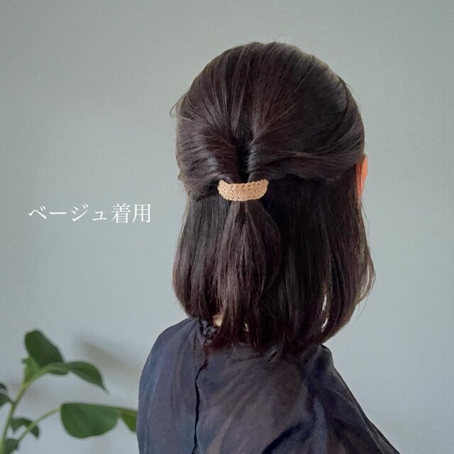水引ポニーフック/レース（淡色） | iichi 日々の暮らしを心地よくする