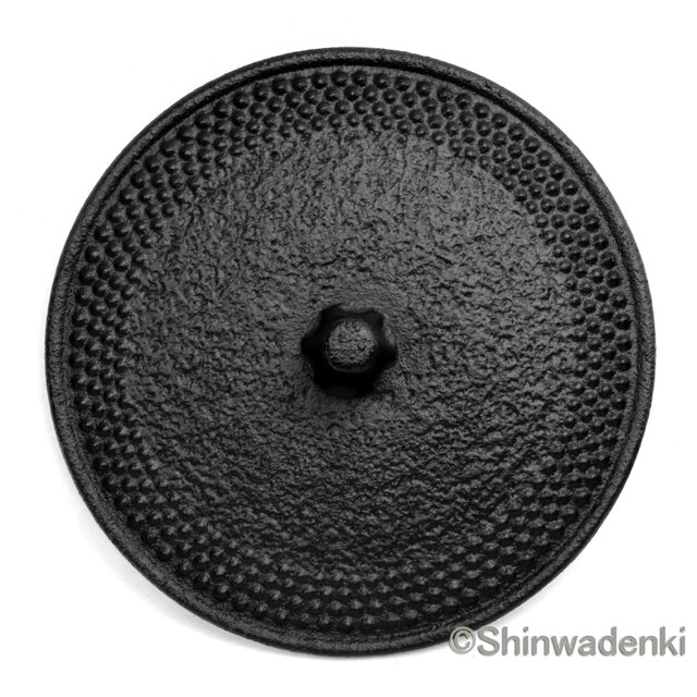 南部鉄器 鉄瓶兼用急須 5型新アラレ0.65L 茶漉し付 黒焼付仕上 日本製