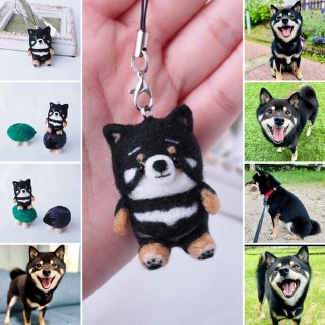 受注制作】-特別記念価格- ぬいぐるみ風のまゆ柴犬(赤柴・黒柴・白柴